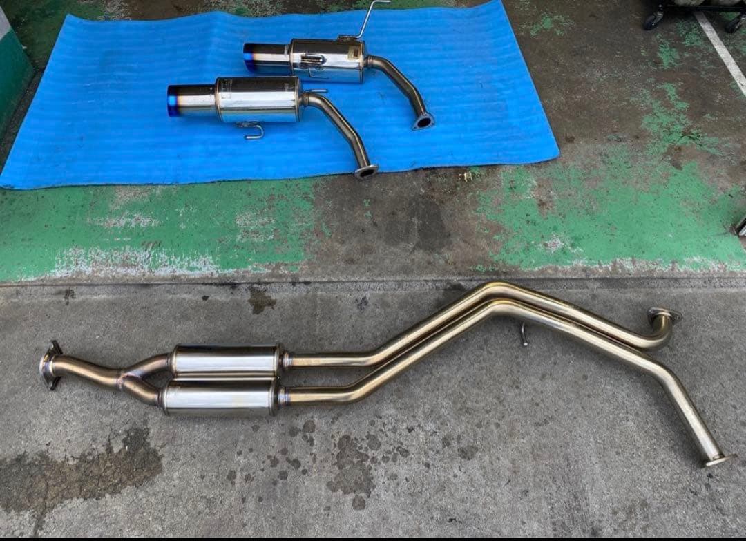 レヴォーグ1.8L CB18 VN5ガナドールマフラー(中間、リア)