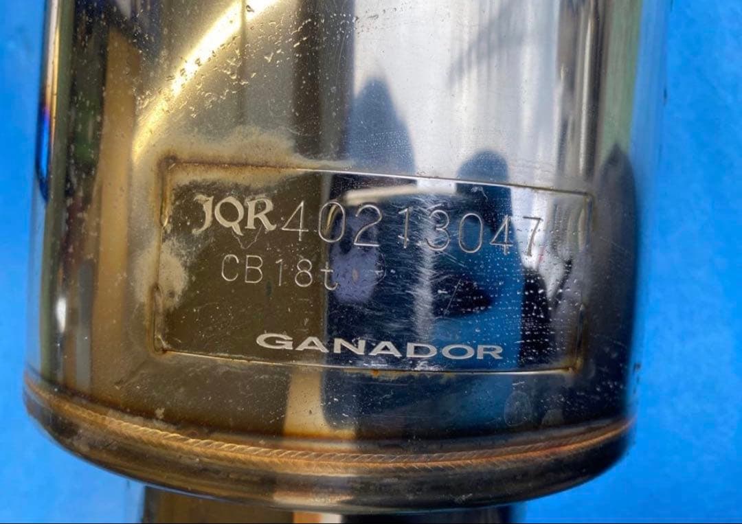 レヴォーグ1.8L CB18 VN5ガナドールマフラー(中間、リア)