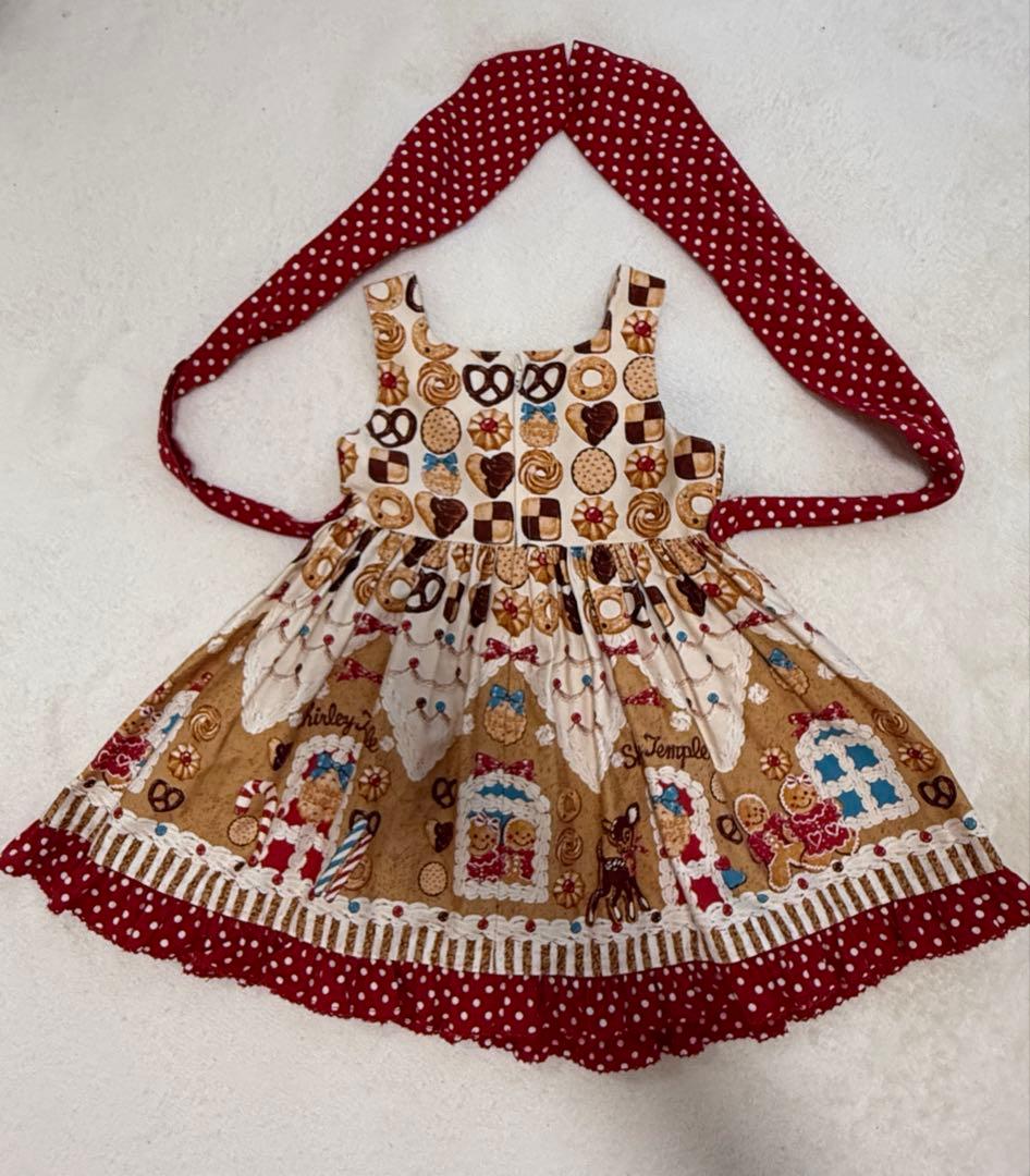 シャーリーテンプルお菓子のおうちワンピース